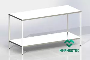Стол лабораторный на металлическом каркасе