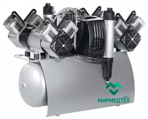 Безмасляный компрессор с двумя агрегатами D?rr Dental Quattro Tandem 480 л/мин