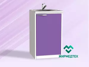 Тумба распашная ТРМ-1/М (одинарная мойка и смеситель)