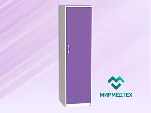 ШМР-1 Шкаф медицинский одностворчатый с распашными дверьми (металл) и полками (металл 4 шт)