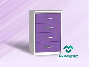 Тумба ТВ-4 с 4 выдвижными ящиками 