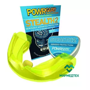 Спортивная защитная капа Powrgard Stealth (для верхней челюсти)